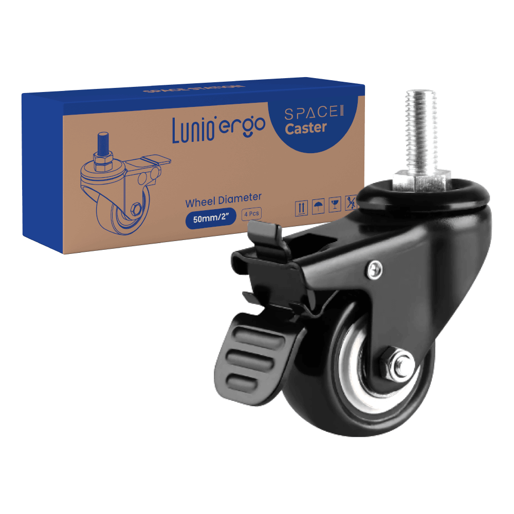 ล้อสำหรับโต๊ะปรับระดับ LUNIO ERGO SPACE II CASTER_0