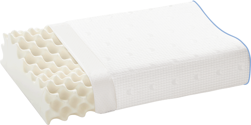 หมอนยางพาราแท้  LUNIO MOON LATEX STELLA ERGO PILLOW_0