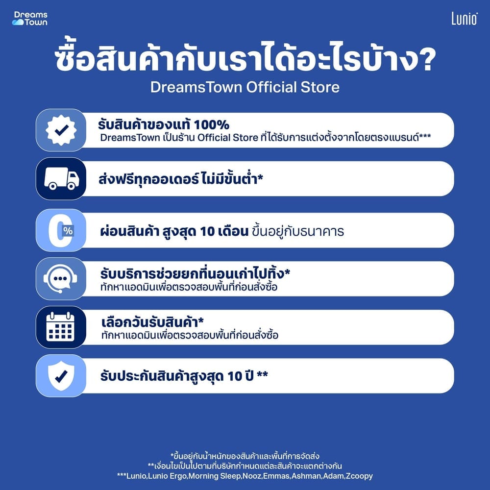 เตียงปรับระดับไฟฟ้า 6ฟุต LUNIO SMART RISE ADJUSTABLE BED (3ฟุต2หลัง)_8
