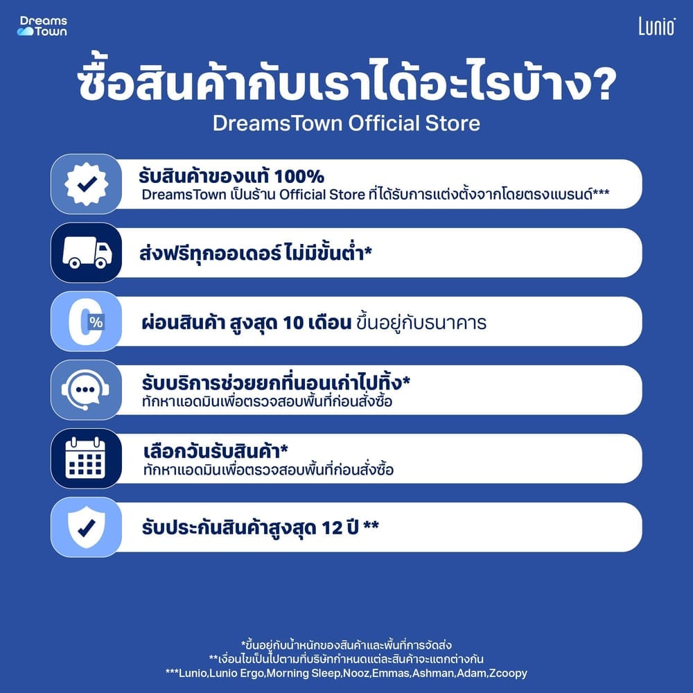 เตียงปรับระดับไฟฟ้า 3 ฟุต LUNIO SMART RISE  มาพร้อมกับที่นอนยางพารา 3 ฟุต LUNIO GEN4