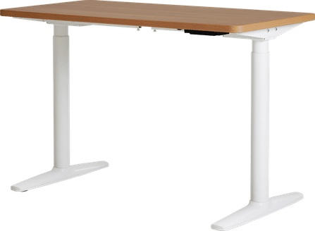 โต๊ะปรับระดับไฟฟ้าเพื่อสุขภาพ LUNIO SPACE ONE สีไม้วอลนัท WOOD JUPITER SIZE 120 X 60 CM