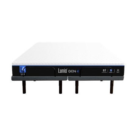 เตียงปรับระดับไฟฟ้า 6 ฟุต LUNIO SMART RISE มาพร้อมกับที่นอนยางพารา 6 ฟุต LUNIO GEN4_0