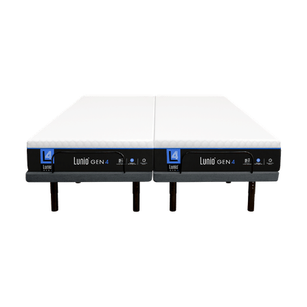 เตียงปรับระดับไฟฟ้า 6 ฟุต LUNIO SMART RISE มาพร้อมกับที่นอนยางพารา ขนาด 3 ฟุต 2 หลัง LUNIO GEN4_0