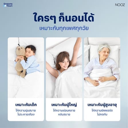 ที่นอนเมมโมรี่โฟม 5 ฟุต NOOZ EVENING EVO หนา 7 นิ้ว_6