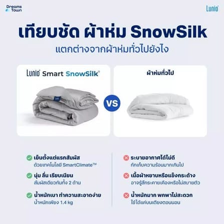 ผ้าห่ม ผ้านวม 3.5ฟุต LUNIO SMART SNOWSILK COOLING BLANKET_7