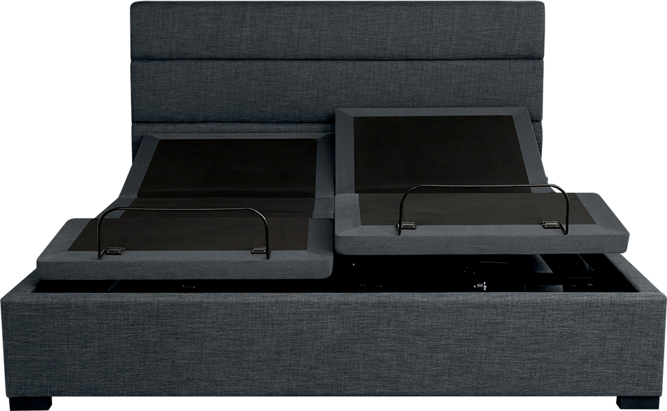 เตียงปรับระดับไฟฟ้า+กรอบเตียง 6 ฟุต LUNIO SMART RISE ADJUSTABLE BED + LUNIO ATLAS ADJUSTABLE BED FRAME GRAY_0