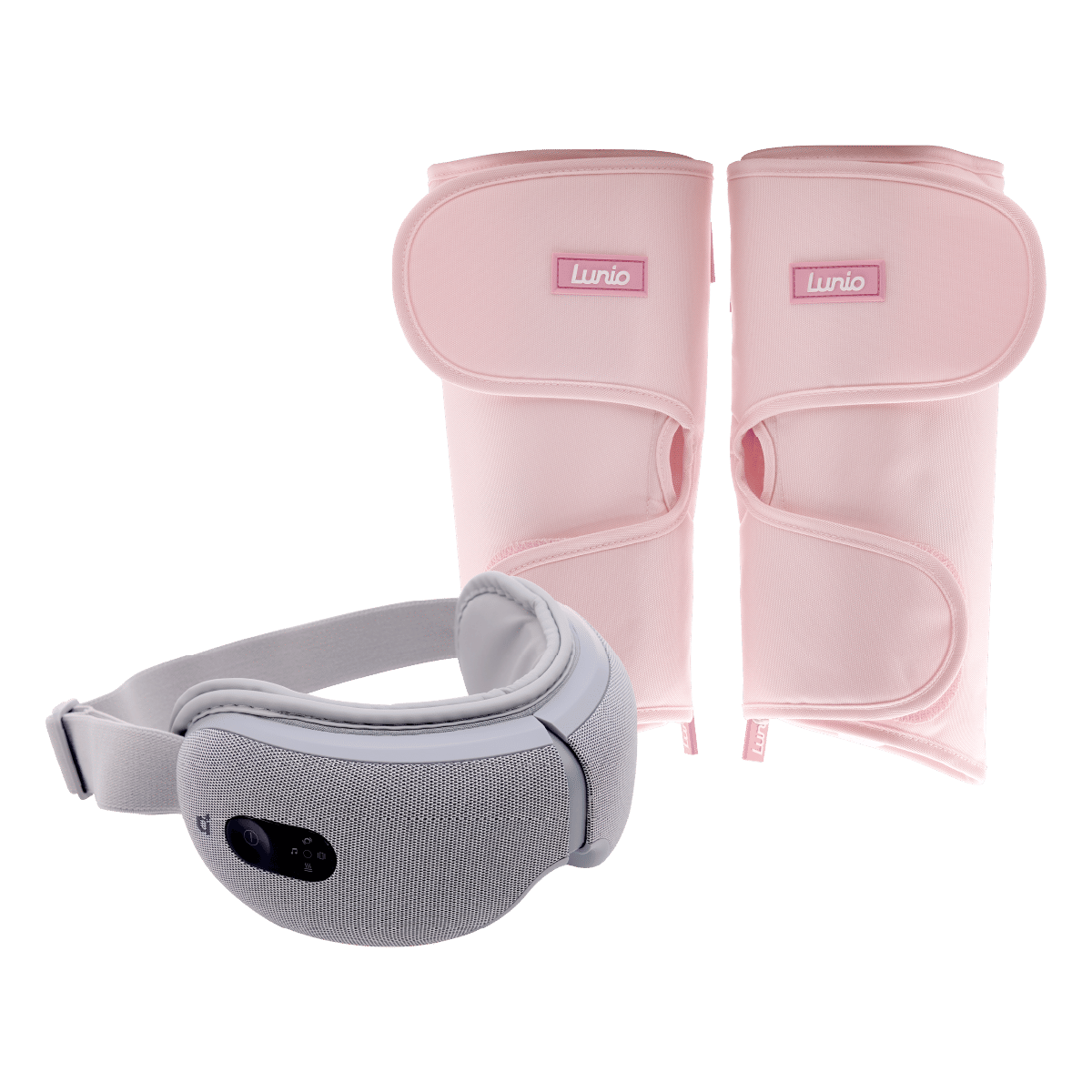 เซ็ตเครื่องนวดตา LUNIO SMART I-VISION EYE MASSAGER + เครื่องนวดน่อง LUNIO CALF MASSAGER PINK_0
