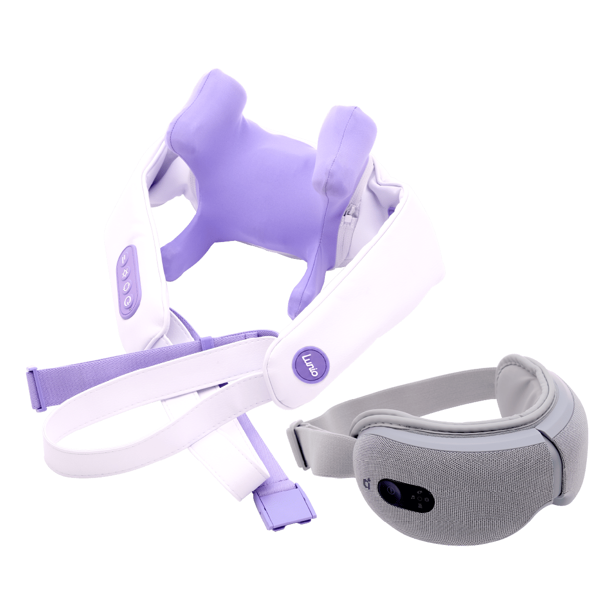 เซ็ตเครื่องนวดตา LUNIO SMART I-VISION EYE MASSAGER + เครื่องนวดคอบ่าไหล่ LUNIO NECK & SHOULDER MASSAGER_0