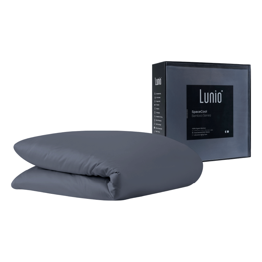 ปลอกผ้านวม 3.5 ฟุต LUNIO  SPACECOOL BAMBOO DUVET COVER SATURN BLUE