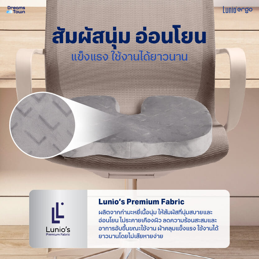 เบาะรองนั่ง LUNIO ERGO LITE SEAT CUSHION_3