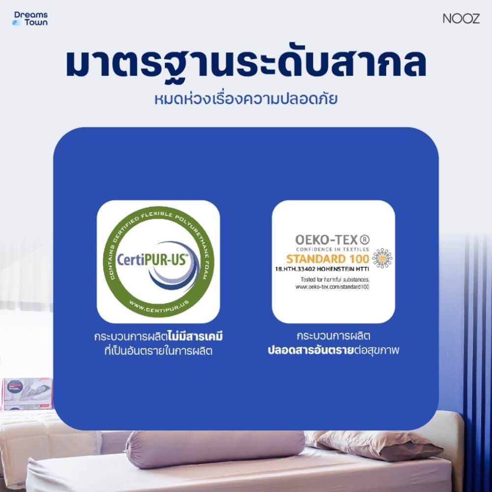 ท็อปเปอร์เมมโมรี่โฟม 3.5 ฟุต NOOZ COMFORT THE AIRLY GREEN TEA_8