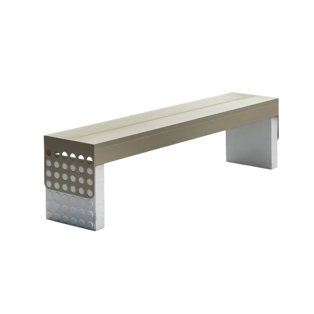 ม้านั่งภายนอก SALABANSUAN DOT BENCH 120CM สีเบจ_0