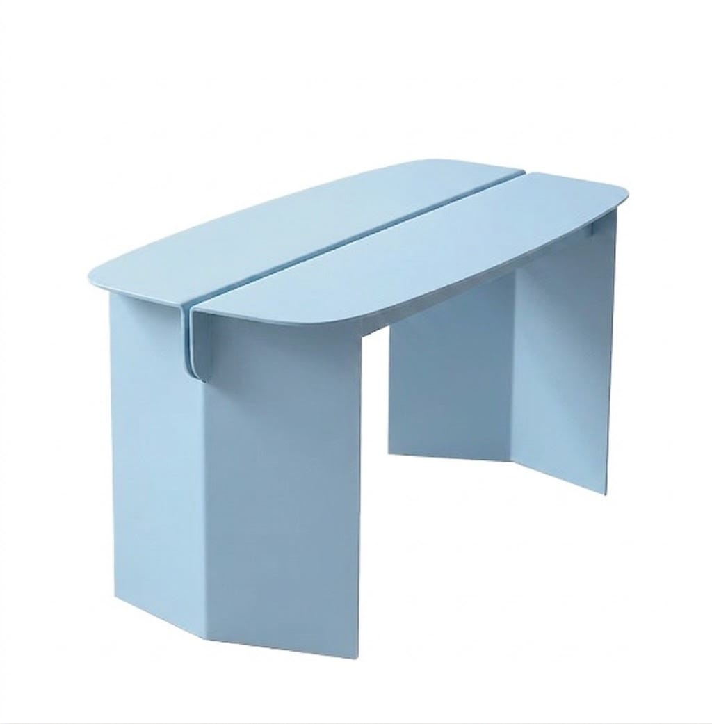 ม้านั่งภายนอก SALABANSUAN O-RI BENCH 0.6 สีฟ้า