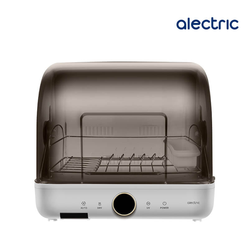 เครื่องอบจานไฟฟ้าพรัอมแสง UV ALECTRIC รุ่น DV1 สีขาว_0