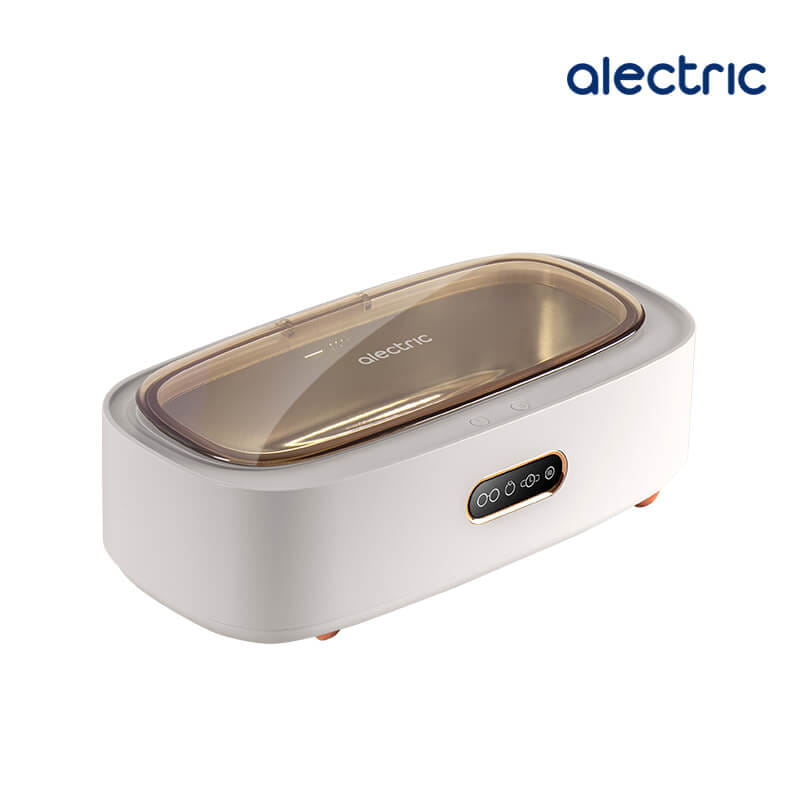เครื่องทำความสะอาดแว่นตา ALECTRIC รุ่น ULTRASONIC SMART สีครีม_0