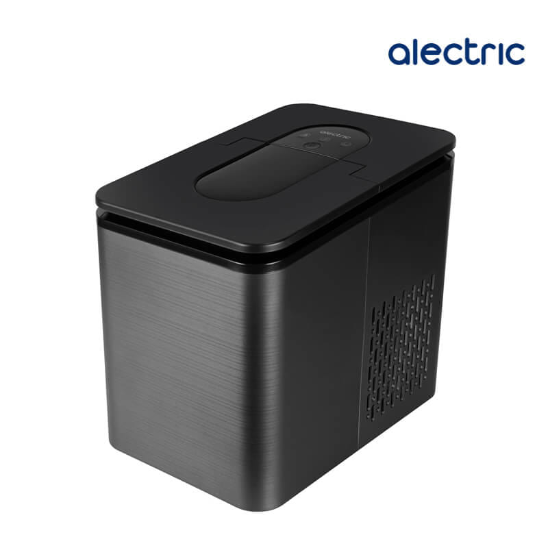 เครื่องทำน้ำแข็งอัตโนมัติ ALECTRIC รุ่น IC-A12 สีดำ_1
