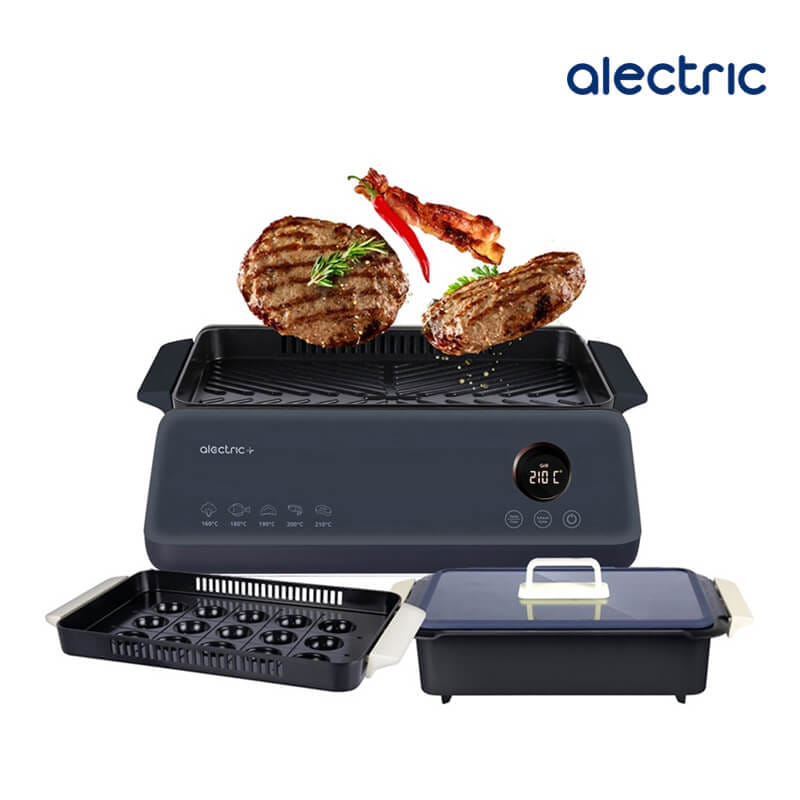 เตาปิ้งย่างไฟฟ้า ALECTRUC รุ่น X2 (SG1-X2 3 PLATES) สีน้ำเงินเข้ม_1