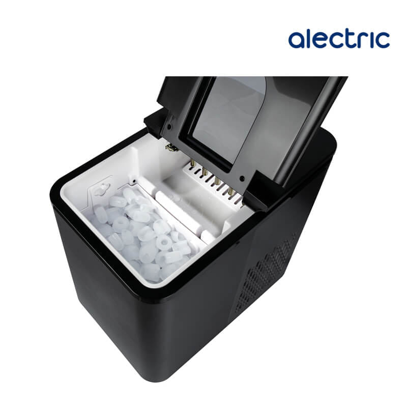 เครื่องทำน้ำแข็งอัตโนมัติ ALECTRIC รุ่น IC-A12 สีดำ_2