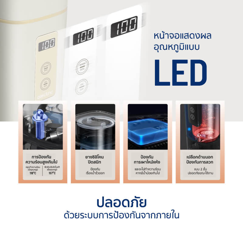 กาต้มน้ำไฟฟ้าพกพา ALECTRIC รุ่น PT-MINI สีครี_2