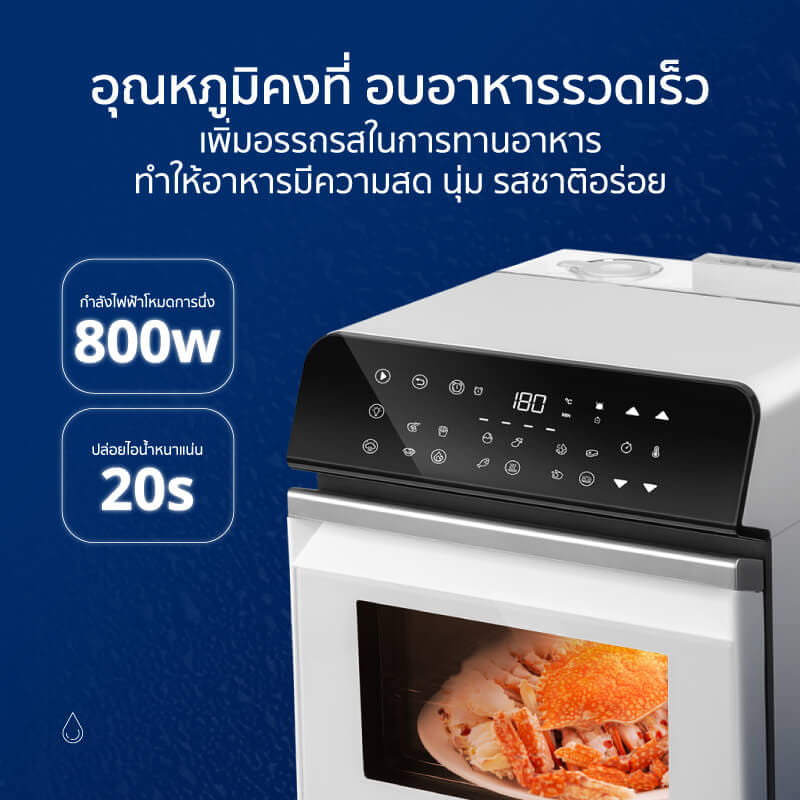 เตาอบไฟฟ้า ALECTRIC รุ่น OV2 สีขาว_4
