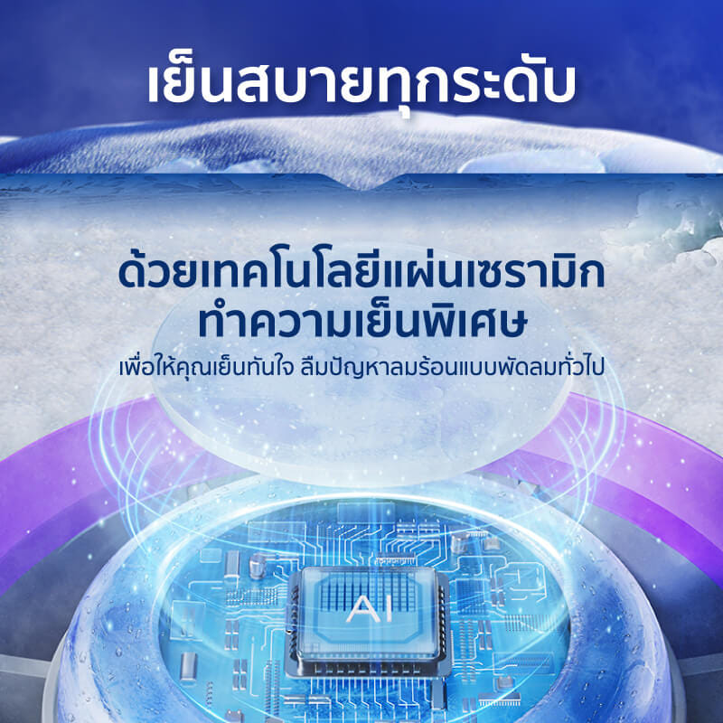 พัดลมพกพา ALECTRIC รุ่น CF1 สีม่วง/เทา_5