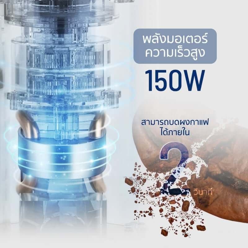 เครื่องบดกาแฟ ALECTRIC รุ่น GD-C1 สีดำ_6