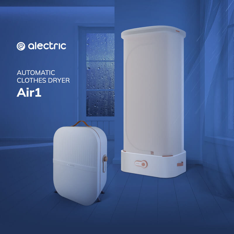 เครื่องอบผ้าพกพา ALECTRIC รุ่น AIR1 สีขาว_10