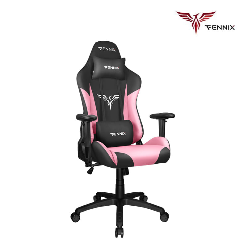 เก้าอี้เกมมิ่ง FENNIX รุ่น VARDA SERIES VD-007 สีดำ/ชมพู