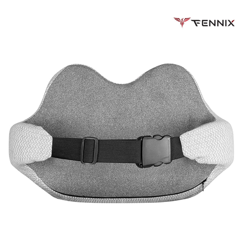 หมอนรองหลัง FENNIX รุ่น SHAPE CAR PILLOW สีเทา