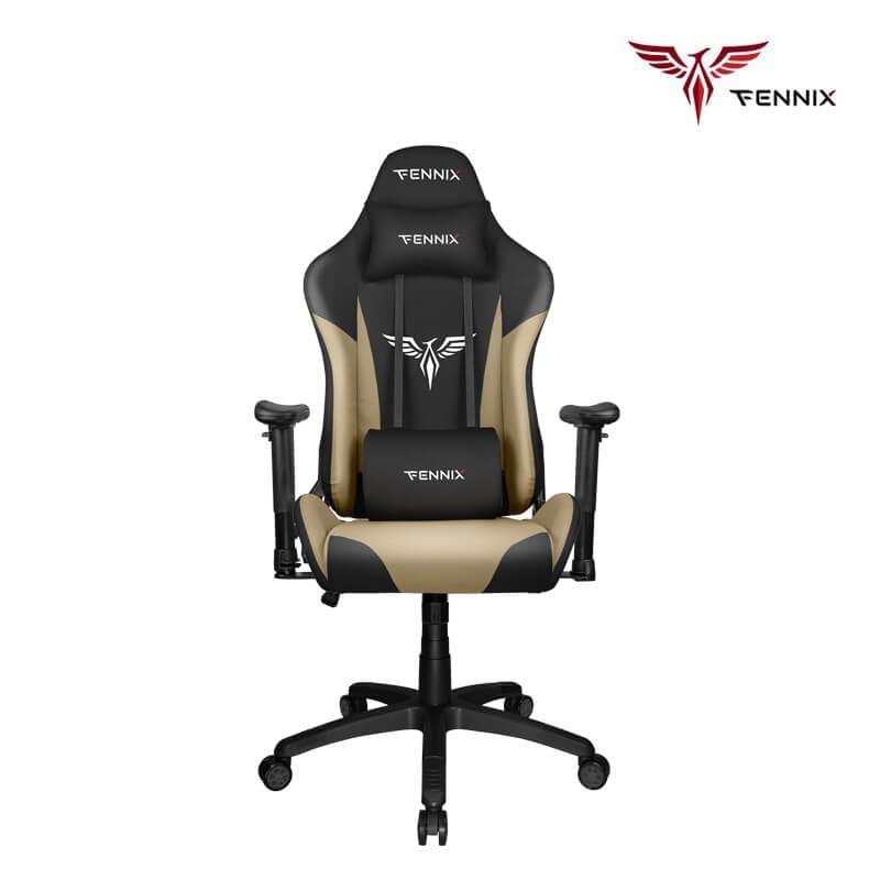 เก้าอี้เกมมิ่ง FENNIX รุ่น VARDA SERIES VD-007 สีลาเต้/ดำ_0