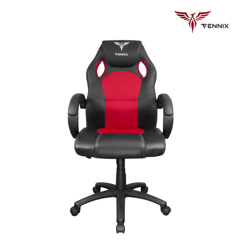 เก้าอี้เกมมิ่ง FENNIX รุ่น FNCH010 สีดำ/แดง_0