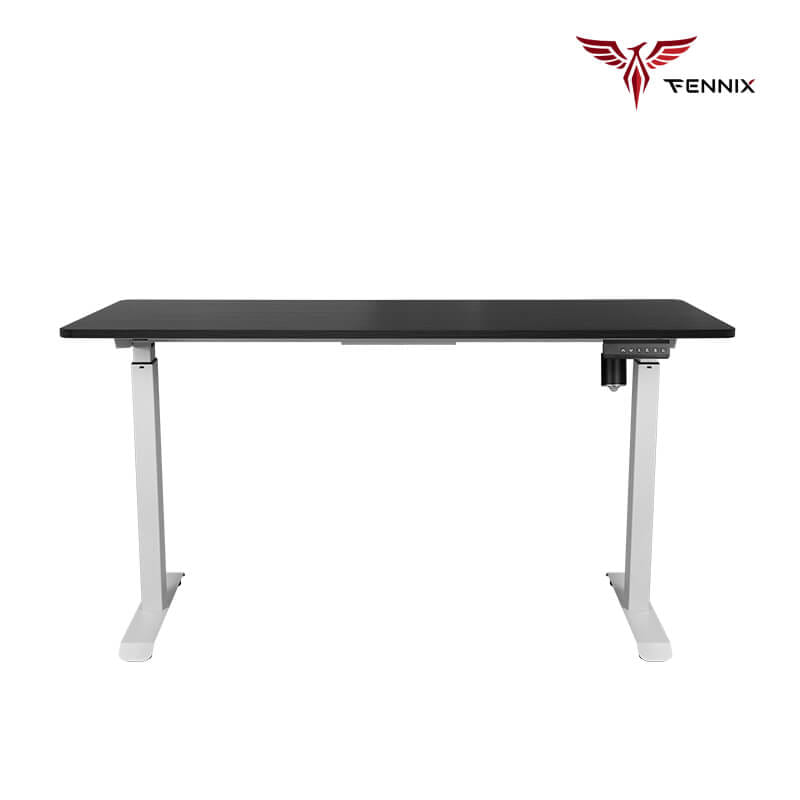 โต๊ะทำงานเพื่อสุขภาพ FENNIX รุ่น 120*60CM สีดำ/ขาว