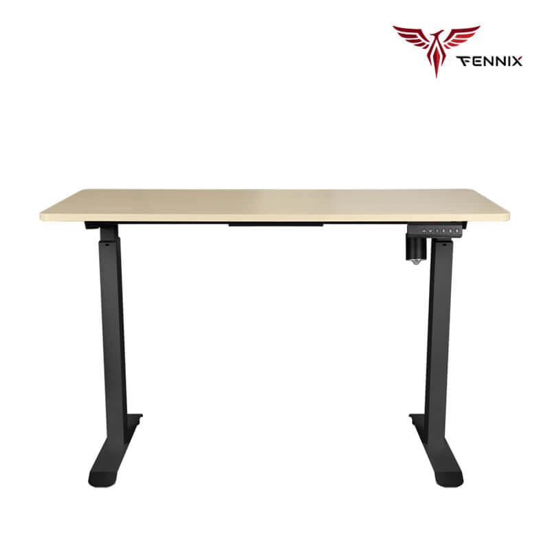 โต๊ะทำงานเพื่อสุขภาพ FENNIX รุ่น 160*80CM สีโอ๊ค/ดำ_0