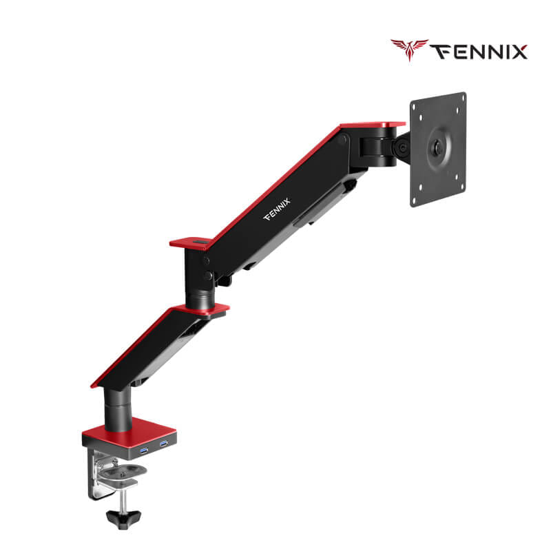 แขนจับจอมอนิเตอร์ FENNIX รุ่น ARMOR (FN-ARMOR-S) สีดำ/แดง_0