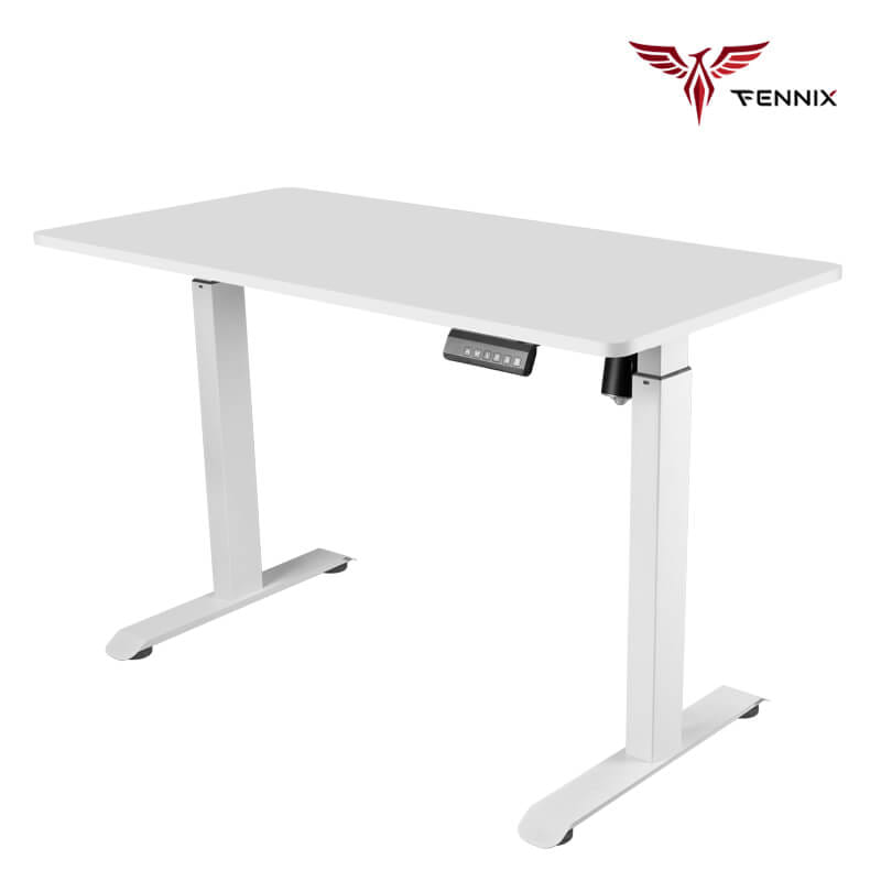 โต๊ะทำงานเพื่อสุขภาพ FENNIX รุ่น 120*60CM สีขาว_1