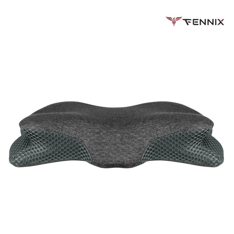 หมอนเพื่อสุขภาพ FENNIX รุ่น ERGO PILLOW สีขาว/เทา_1