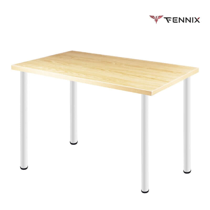 โต๊ะทำงาน FENNIX รุ่น LINNMON 140*60CM สีโอ๊ค/ขาว_1