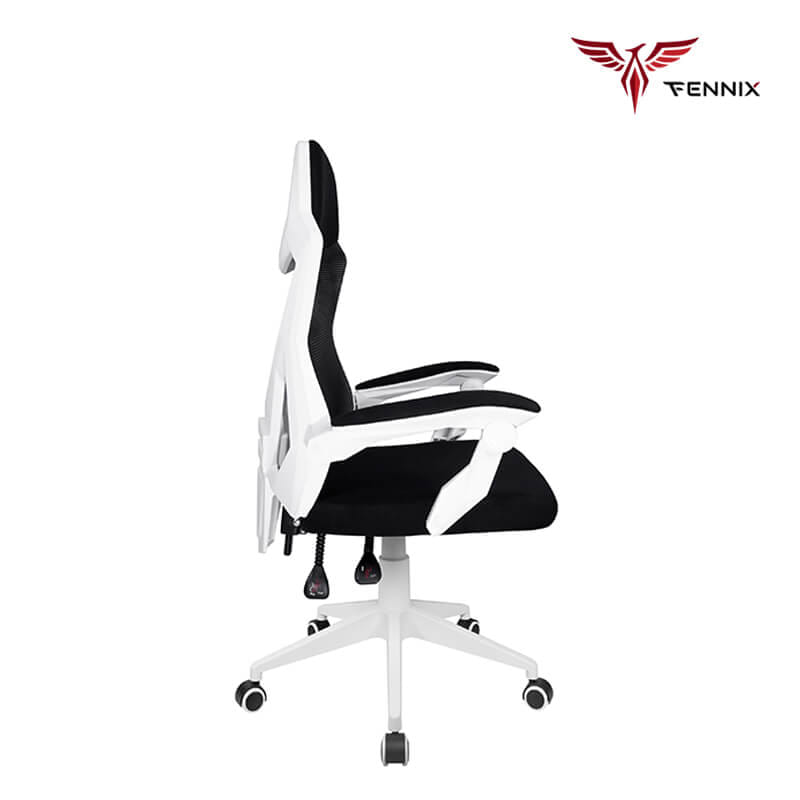 เก้าอี้สำนักงาน FENNIX รุ่น HC-6H01 สีขาว/ดำ_2