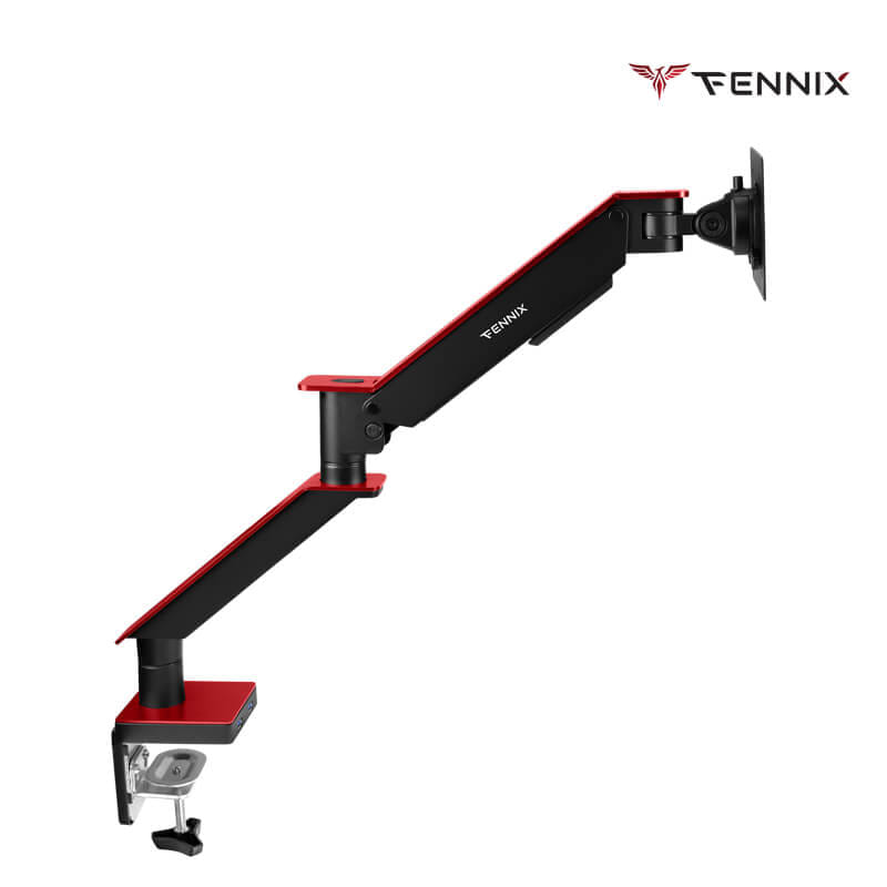 แขนจับจอมอนิเตอร์ FENNIX รุ่น ARMOR (FN-ARMOR-S) สีดำ/แดง_2