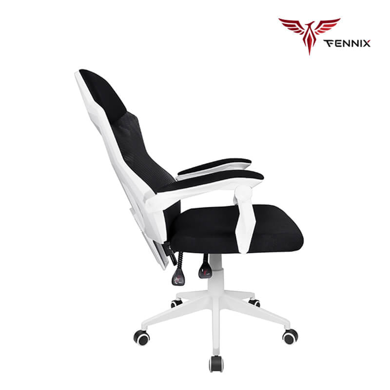เก้าอี้สำนักงาน FENNIX รุ่น HC-6H01 สีขาว/ดำ_4