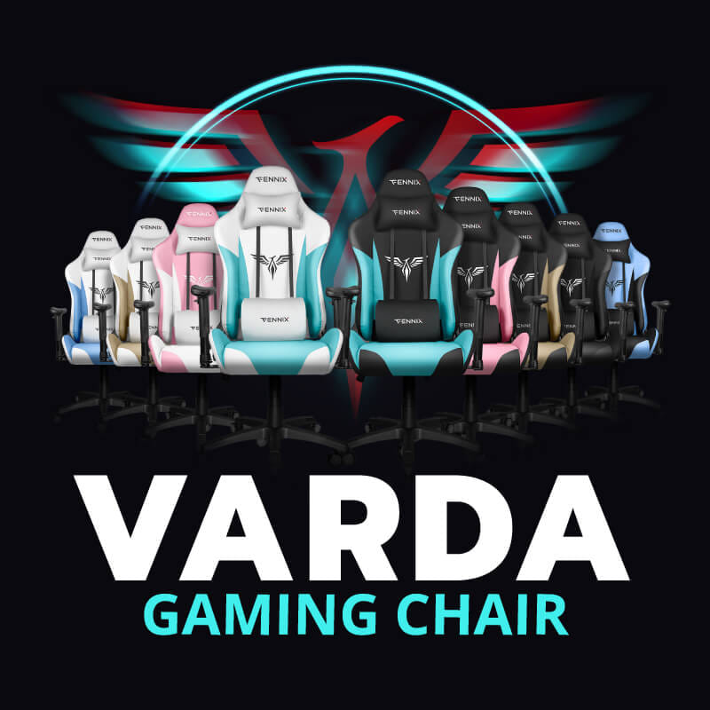 เก้าอี้เกมมิ่ง FENNIX รุ่น VARDA SERIES VD-007 สีดำ_8