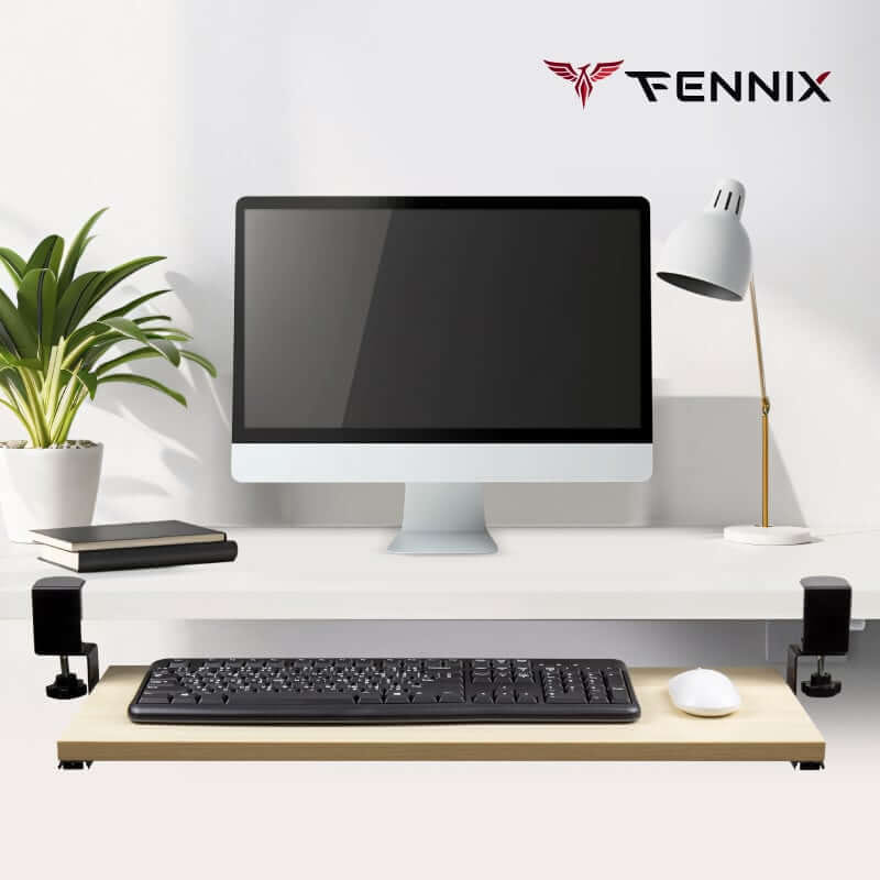 ที่วางคีย์บอร์ด FENNIX รุ่น 75*25CM สีโอ็ค_7