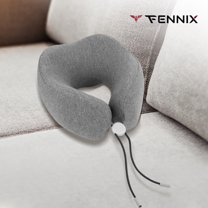 หมอนรองคอ FENNIX รุ่น NECK PILLOW สีเทา_5