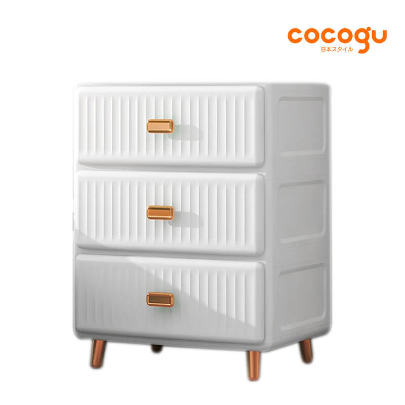 ตู้ลิ้นชัก 3 ชั้น COCOGU รุ่น 45 CM สีขาว_0
