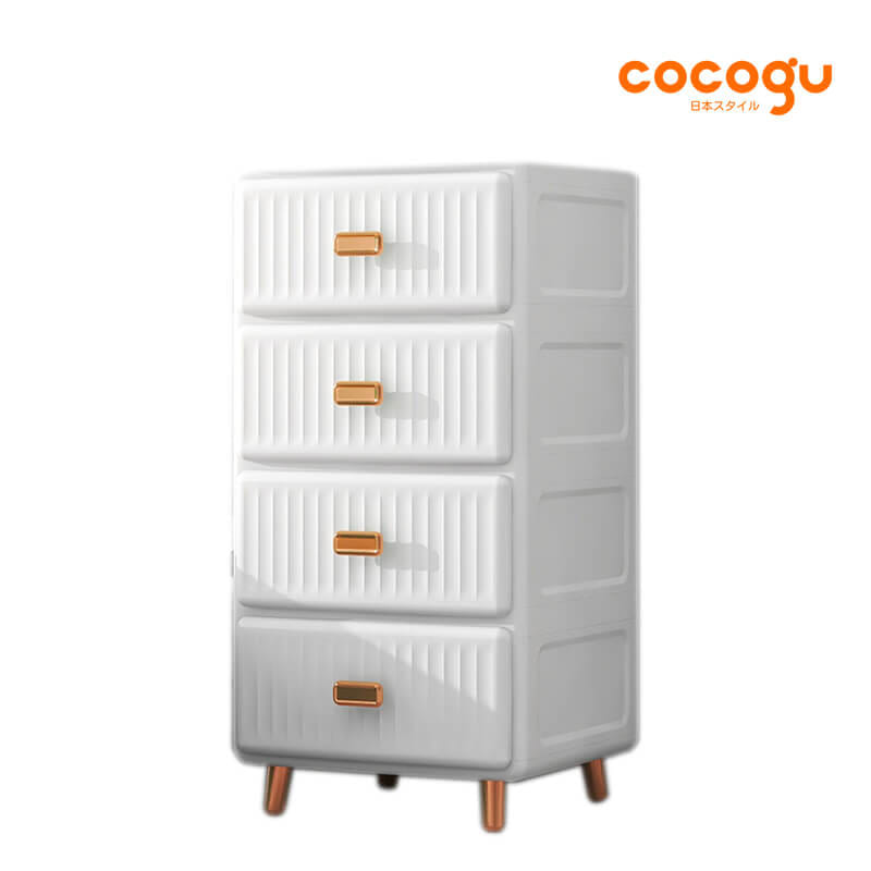 ตู้ลิ้นชัก 4 ชั้น COCOGU รุ่น 45 CM สีขาว_0