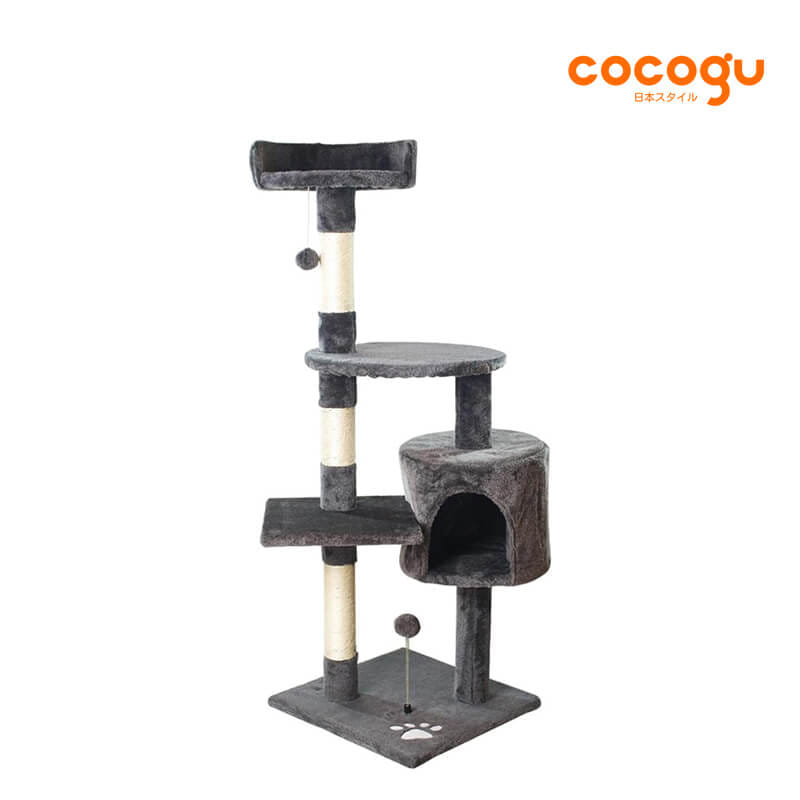 คอนโดแมว COCOGU รุ่น MT04 สีเทาเข้ม_0
