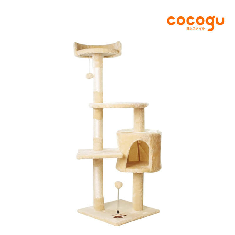 คอนโดแมว COCOGU รุ่น MT04 สีครีม_0