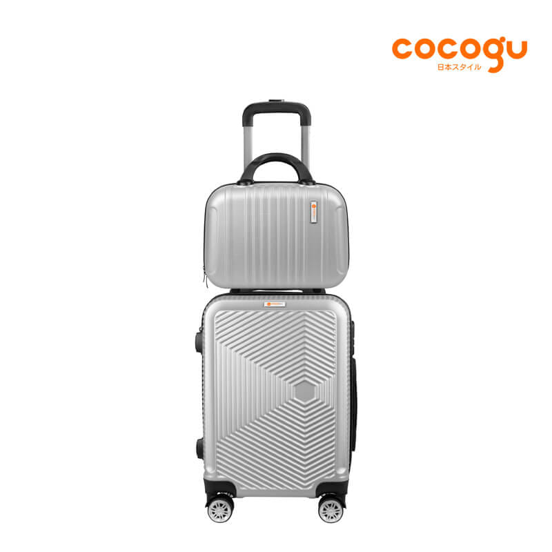 กระเป๋าเดินทาง 20 นิ้ว COCOGU รุ่น LG-DB สีเงิน_0