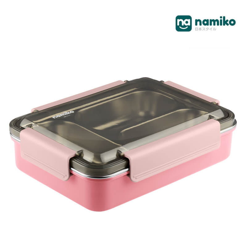 กล่องอาหาร NAMIKO รุ่น #6544-2 1100 ML สีชมพู