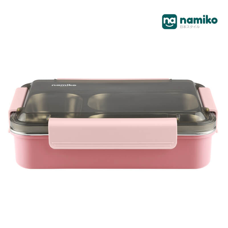 กล่องอาหาร NAMIKO รุ่น #6544-2 1100 ML สีชมพู